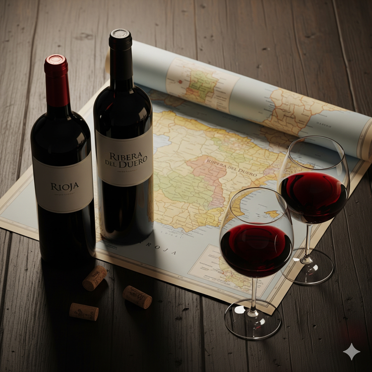 La Riqueza del Tempranillo: Rioja & Ribera del Duero