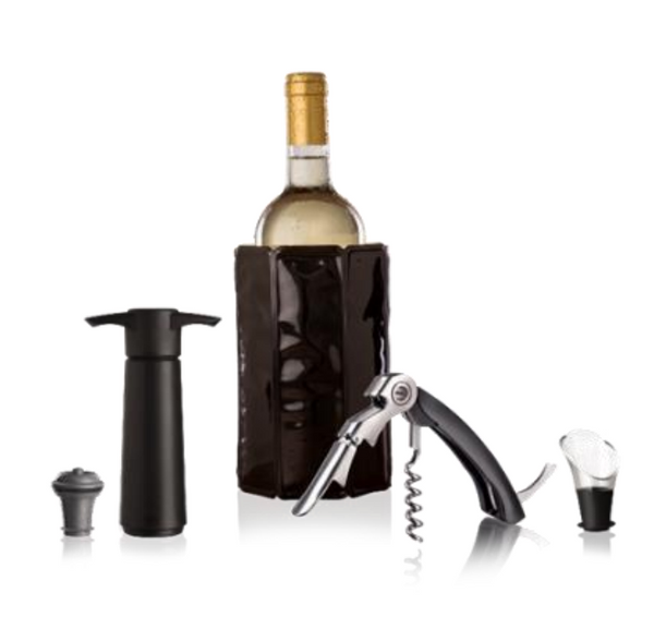 Tapones para Botellas de Vino: Wine Saver White (1 Pump, 1 Stopper) °   Entrega de Vinos a Domicilio en TODO Costa Rica