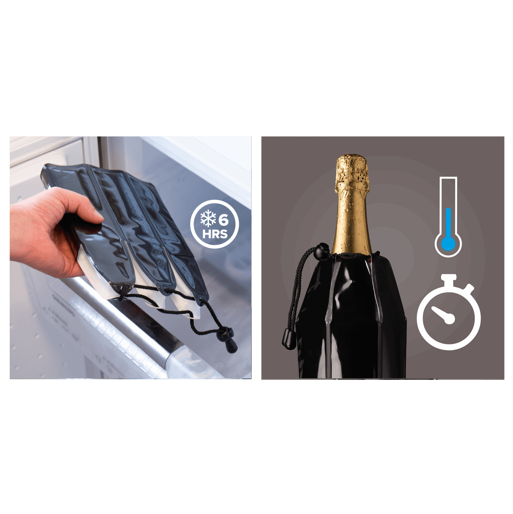 Enfriador de Vinos: Active Coolers Wine & Champagne Platinum (2 pcs)