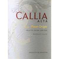 Callia Alta Pinot Grigio 750 ml | Wain.cr