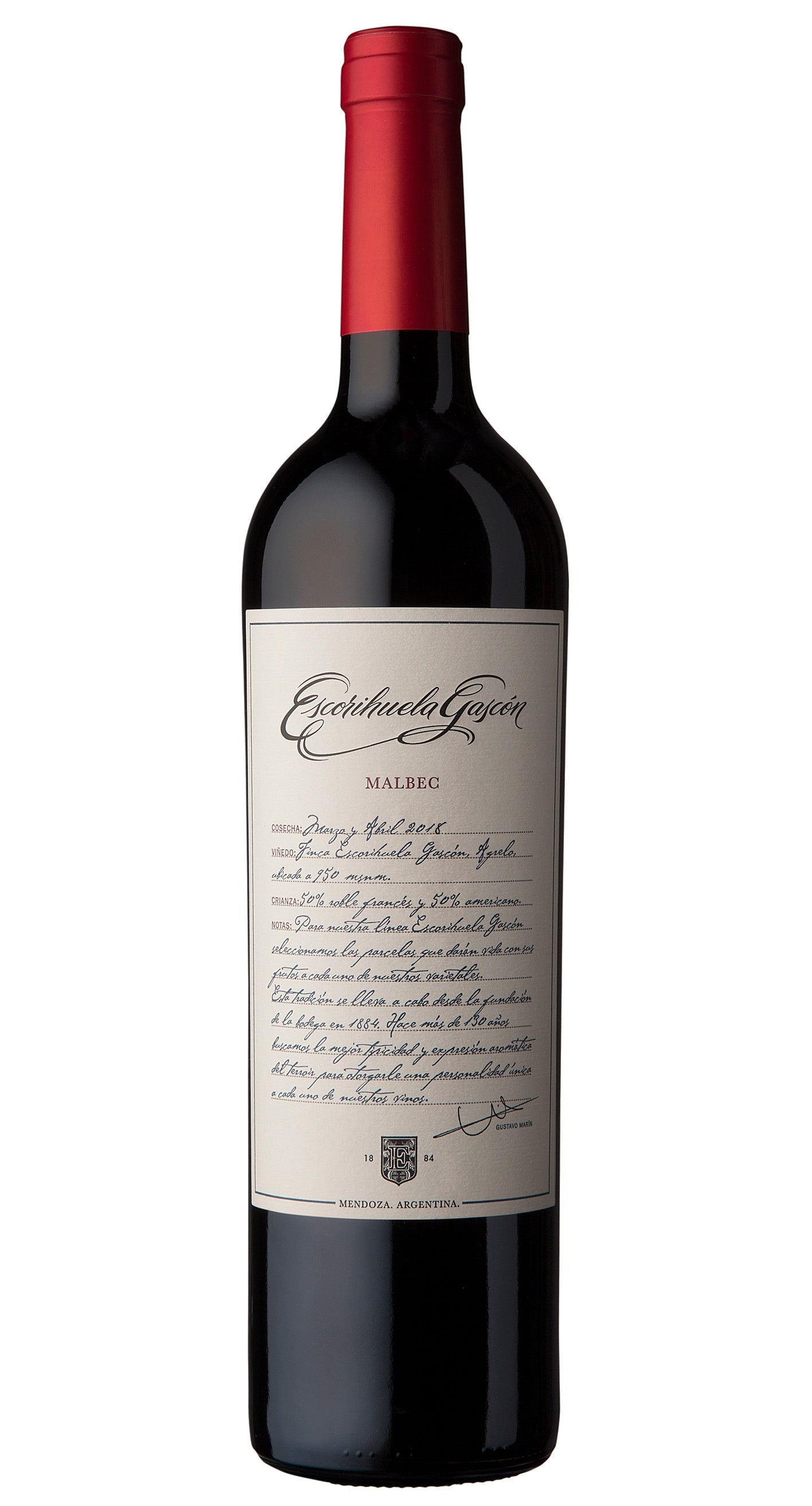 Escorihuela Gascon Malbec (750 ml) | Wain.cr