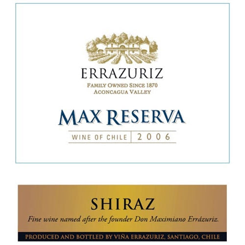 Max Reserva Shiraz Valle de Aconcagua Chile , Vinos Costa Rica