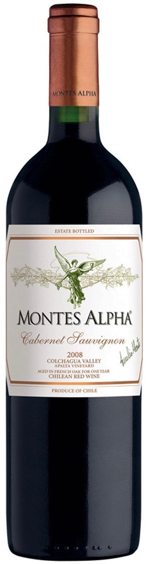 Montes Alpha Cabernet Sauvignon Valle de Colchagua Chile , Vinos Costa Rica