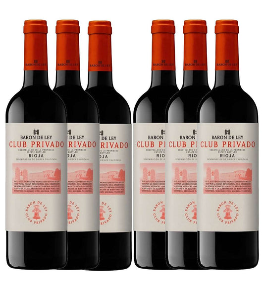 PROMO: 6 x Club Privado, Barón de Ley, Rioja, Tinto [25.0%Off] Rioja Baja España , Vinos Costa Rica