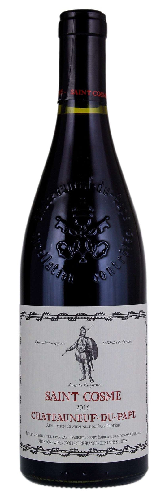 Saint Cosme Rouge, Garnacha - Mourvèdre - Syrah - Cinsault - Clairette, AOP Chateauneuf-du-Pape, Rhône - Francia  Châteauneuf-du-Pape Francia , Vinos Costa Rica