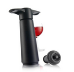 Tapones para Botellas de Vino: Wine Saver Black (1 Pump, 2 Stoppers), box | Wain.cr