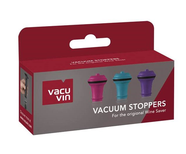 Tapones para Botellas de Vino: Wine Stopper Pink/Blue/Purple, 3 pcs | Wain.cr