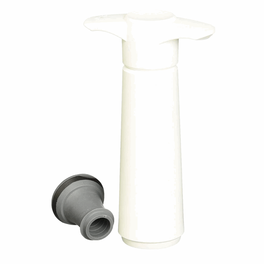 Tapones para Botellas de Vino: Wine Saver White (1 Pump, 1 Stopper)