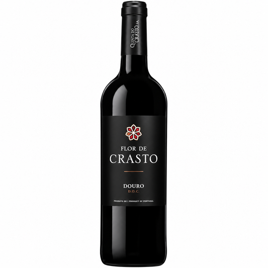 Flor de Crasto Tinto — botella sobre fondo blanco